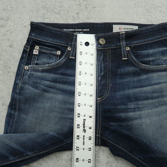 Adriano Goldschmied AG Women's Size 26R High-Rise Farrah Skinny Ankle 29" Inseam - Picture 8 of 16